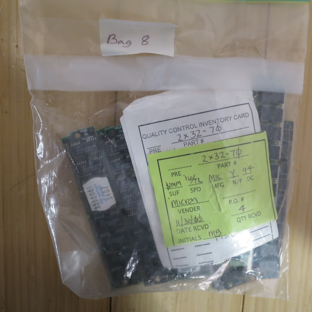 Lot of Vintage Computer RAM Memory Modules from a retail store-see description! - Picture 8 of 15